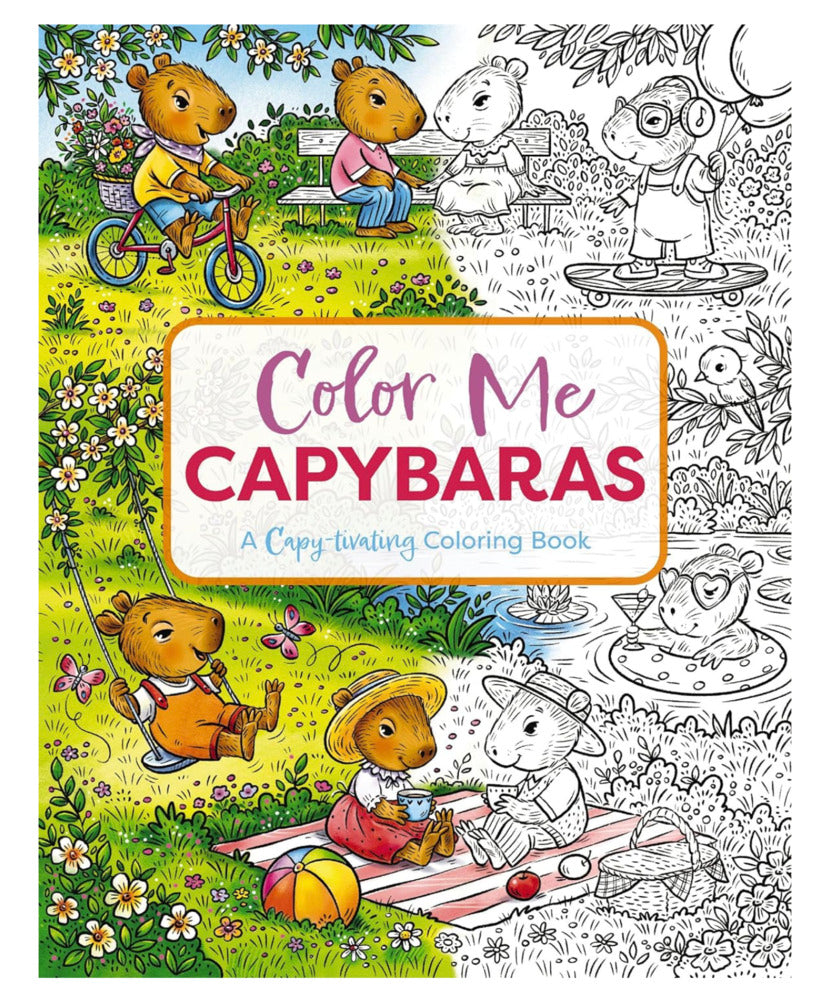 Color Me Capybaras - Coloring Book