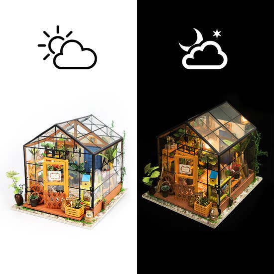 DIY Miniature Model Kit - Cathy's Flower House