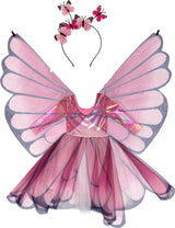 Butterfly Twirl Dress with Wings (Size 5-6)