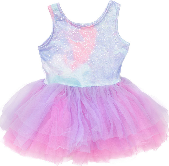 Multi/Lilac Ballet Tutu Dress - Size 3/4