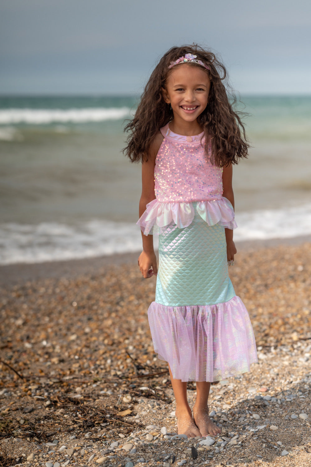 Pink Misty Mermaid Dress (Size 5-6)