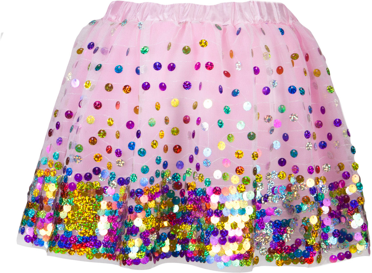 Pink Party Fun Sequin Skirt - Size 4/6