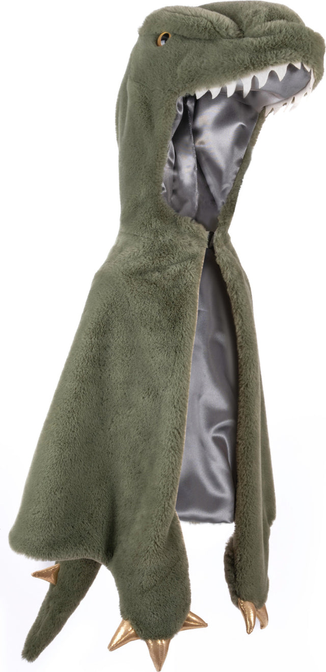 Green T-Rex Cuddle Cape (Size 2T)