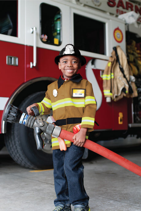 Tan Firefighter Set Size 5-6