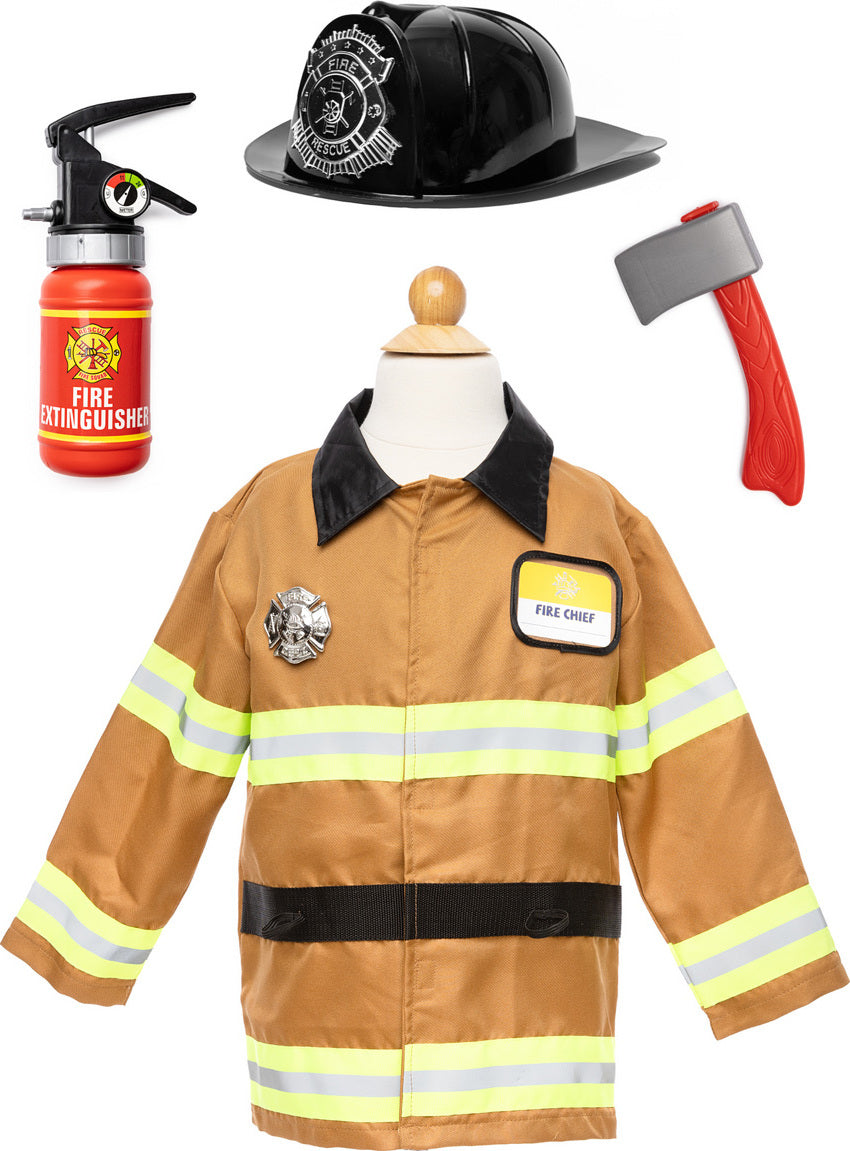 Tan Firefighter Set Size 5-6