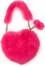 Pinky Promise Furry Fuchsia Purse