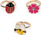 Ladybug Garden Ring Set