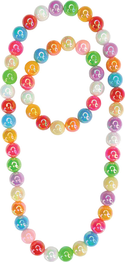 Color Me Rainbow Necklace & Bracelet Set