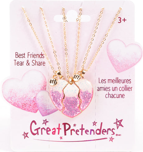 Besties Era Tear and Share Necklaces, 3pc