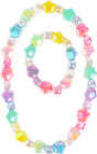 Wish Upon a Rainbow Star Necklace & Bracelet Set, 2pc