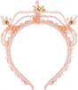 Blushing Crystals Beaded Tiara