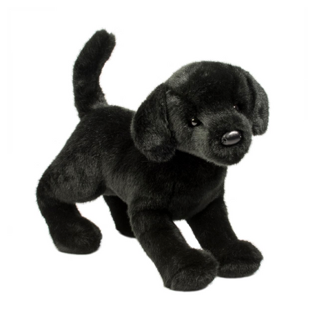 Douglas Chester Black Lab 16" Plush Dog