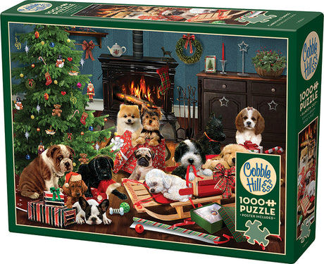 Christmas Puppies puzzle (1000 pc)