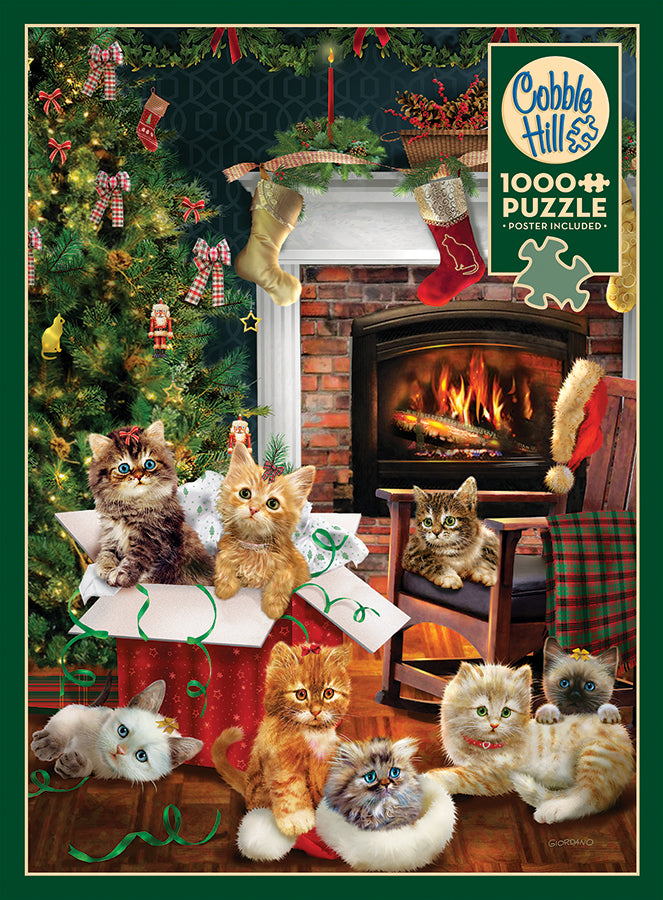 Christmas Kittens puzzle (1000 pc)