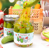 Christmas Pickle Clear Slime