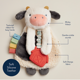 Itzy Friends Lovey Cow Plush