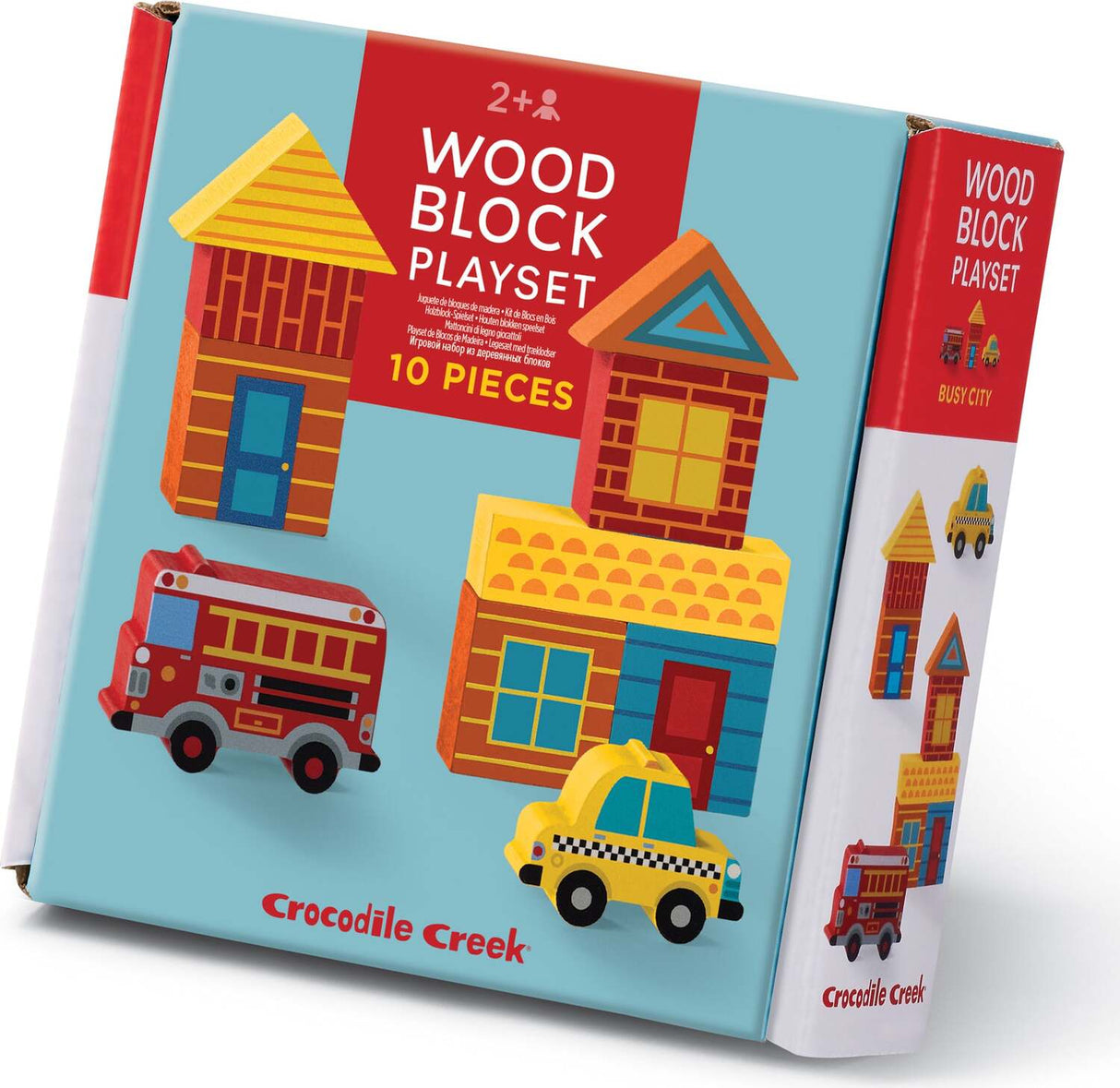 Build & Play Mini Wood Blocks - Busy City