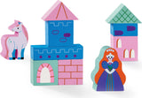 Build & Play Mini Wood Blocks - Princess Palace