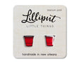 Red Party Cup Earrings Lilliput Little Things