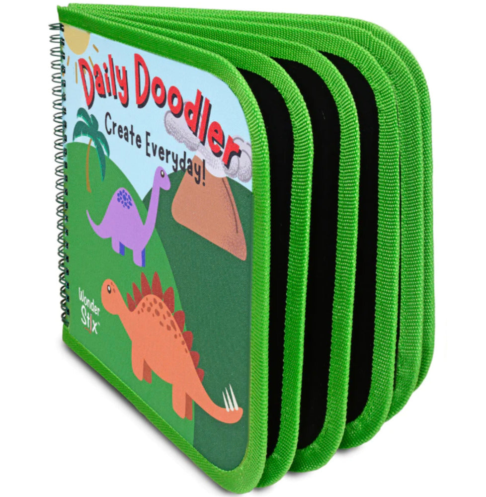 Daily Doodler Reusable Coloring Book - Dino Cover