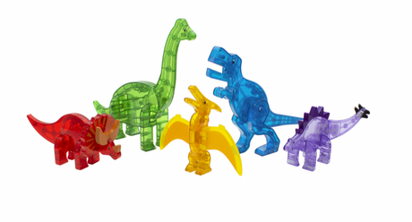 Magna-Tiles Dinos 5 Piece Set