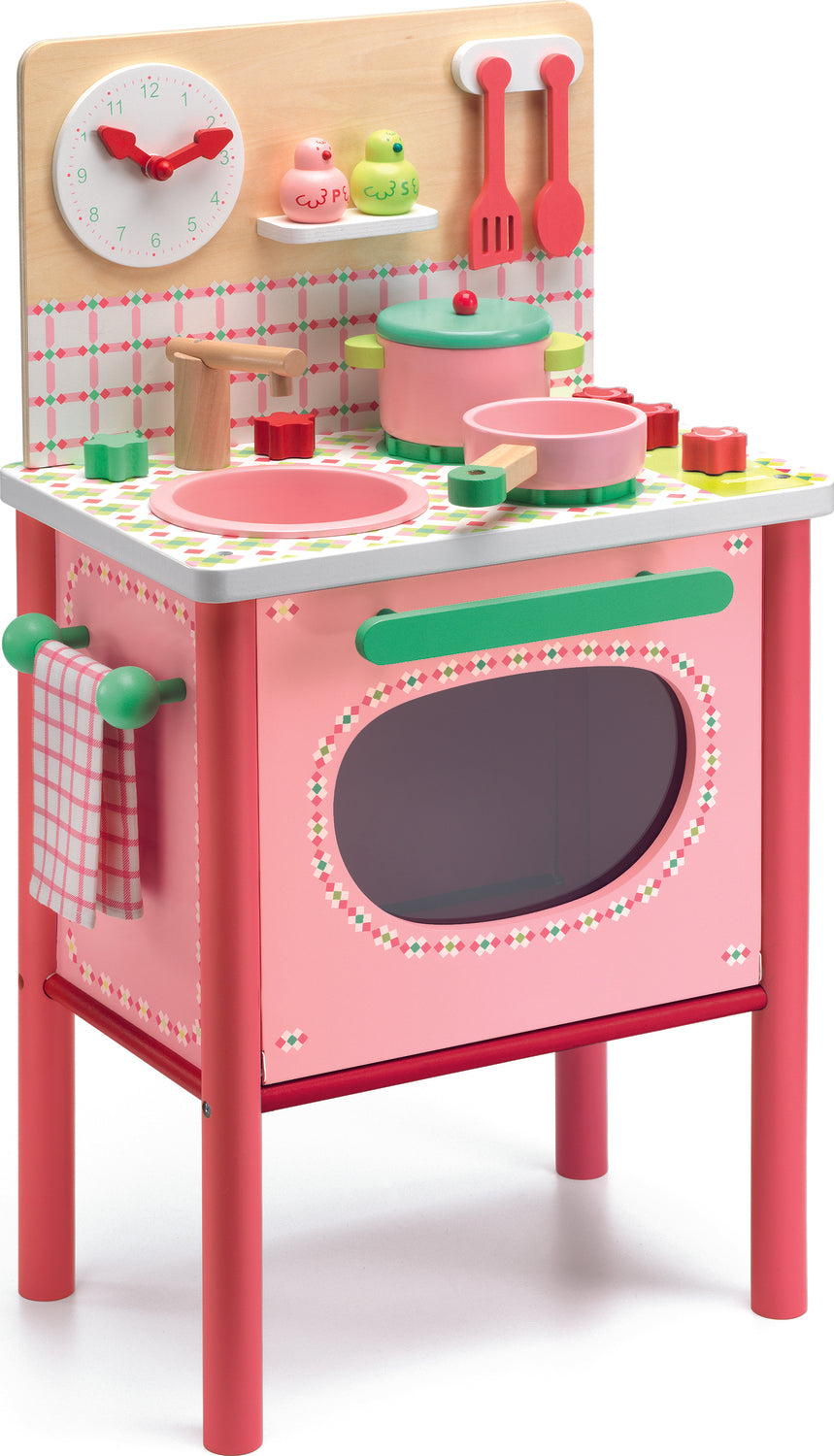 Lila's Wooden Kitchen with Accessories - Pickup Only