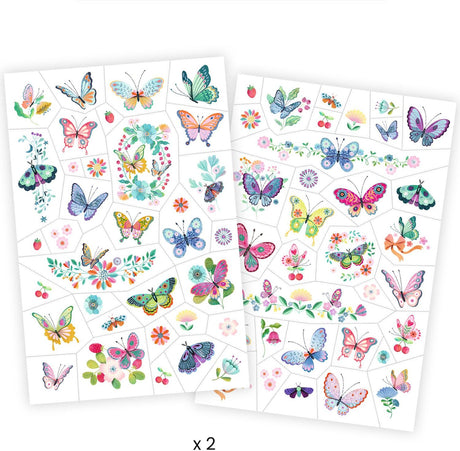 Dream Butterflies Temporary Tattoos