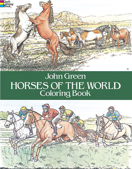 Horses of the World Coloring Book