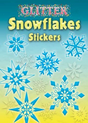 Glitter Snowflakes Stickers