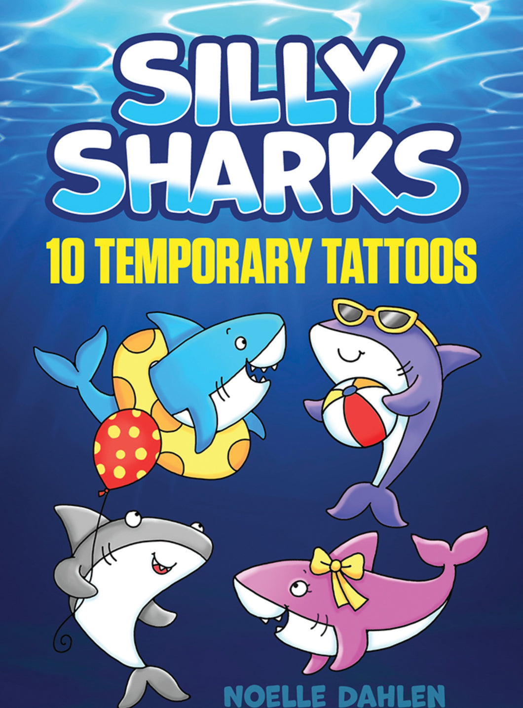Silly Sharks: 10 Temporary Tattoos