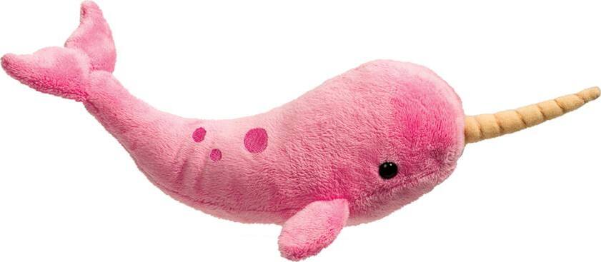 Spike Pink Narwhal Stuffed Animal - 12" long