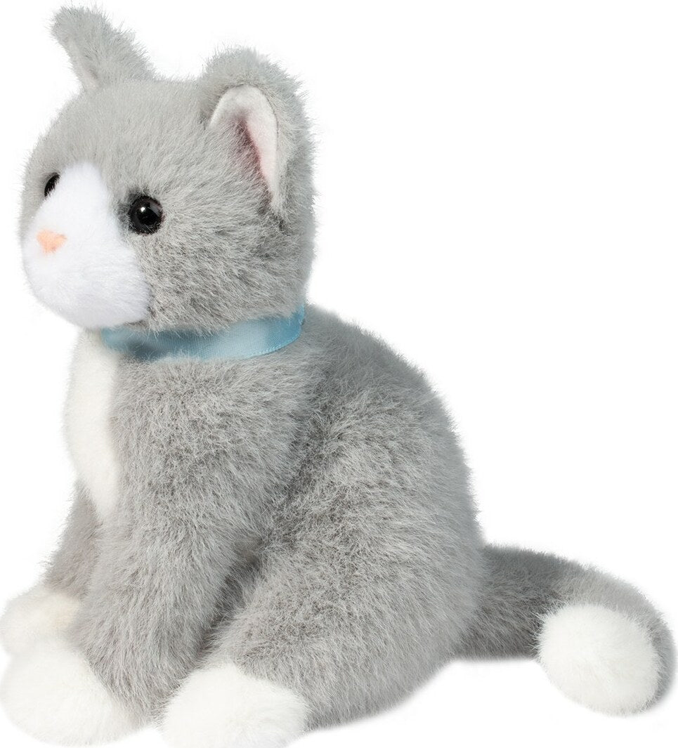 Mini Gray Cat Plush