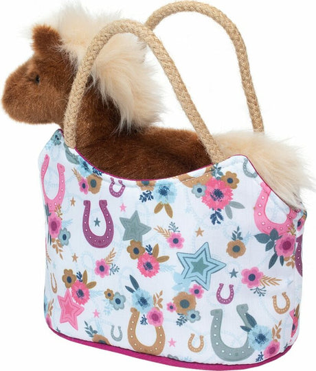 Boho Horseshoe Sassy Sak with Horse