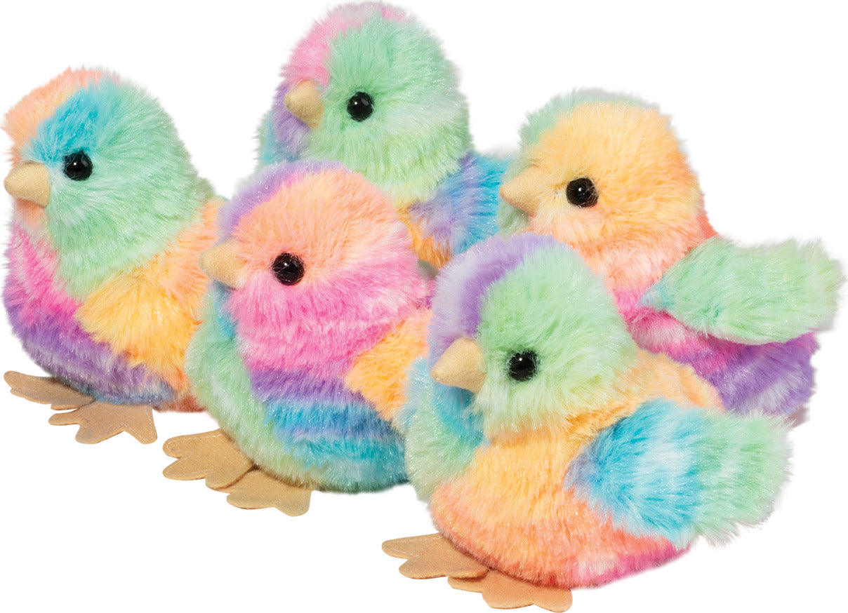 Rainbow Chick - Assorted Colors! Random Pick! Douglas Toys