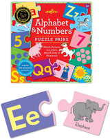 Alphabet & Numbers Puzzle Pairs