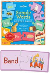 Simple Words Puzzle Pairs