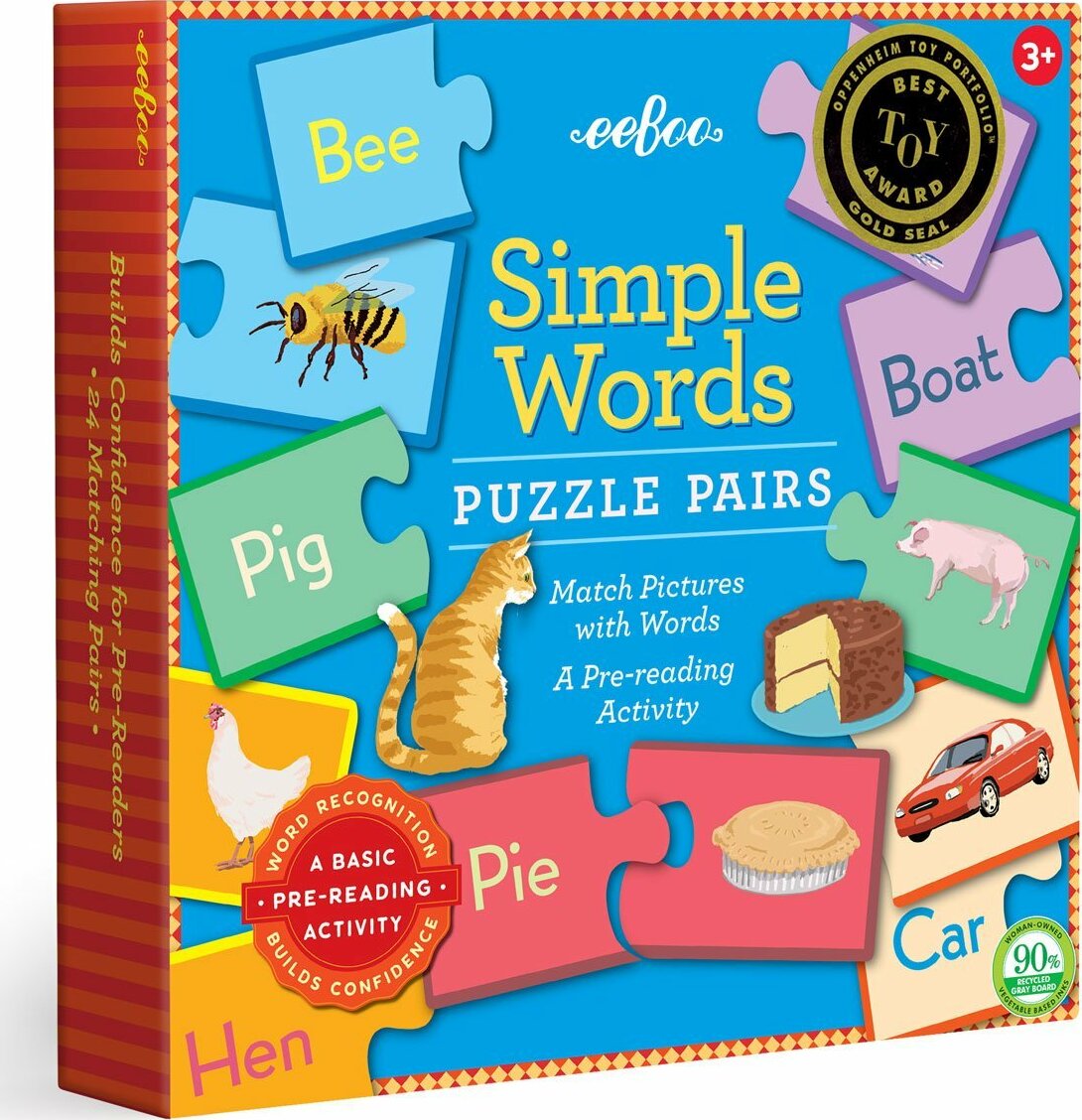 Simple Words Puzzle Pairs