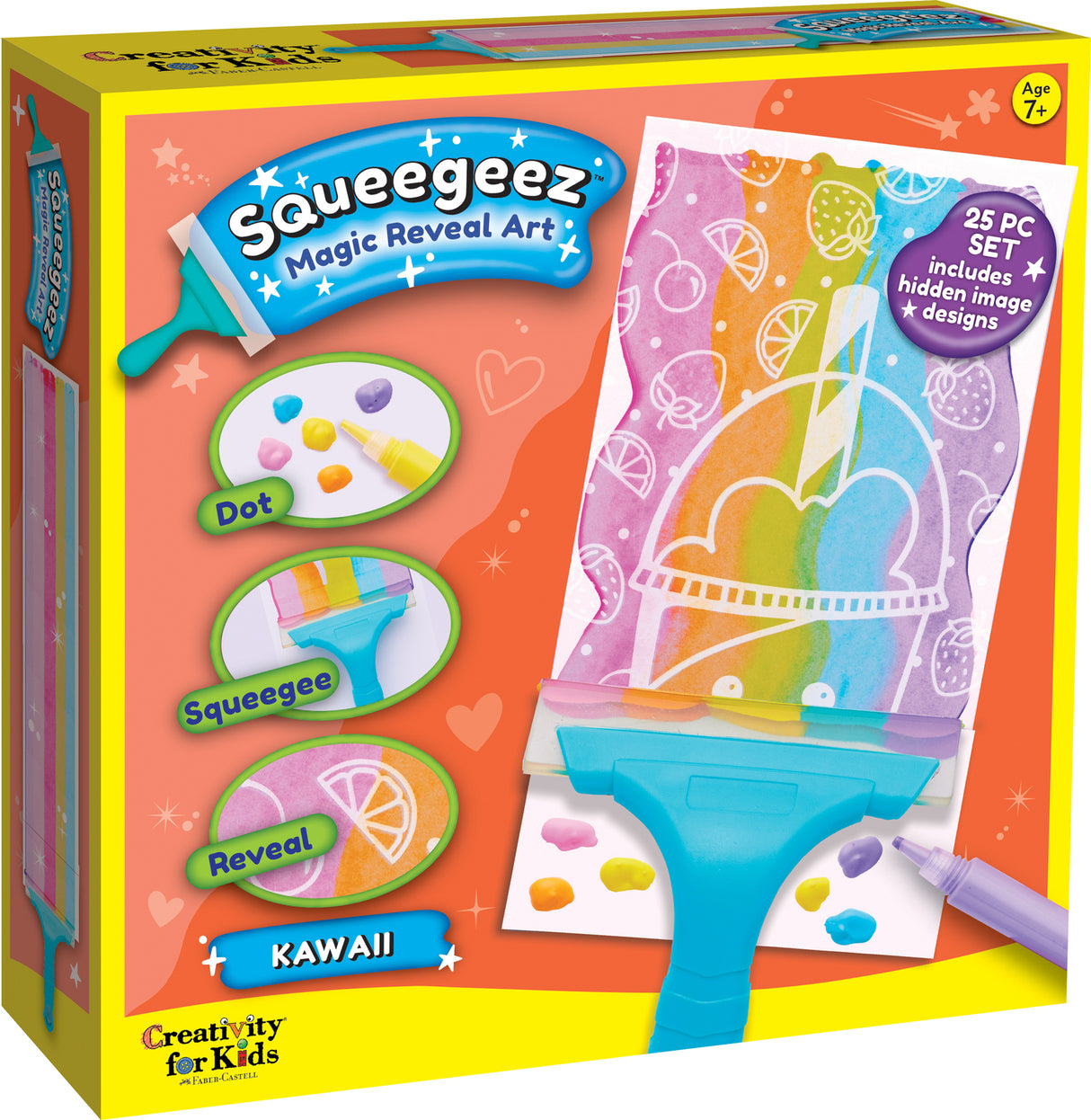 Squeegeez Magic Reveal Art Kawaii