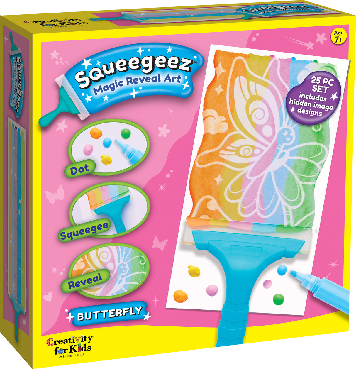 Squeegeez Magic Reveal Art Butterfly