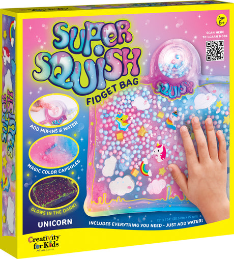 Super Squish Fidget Bag Unicorn