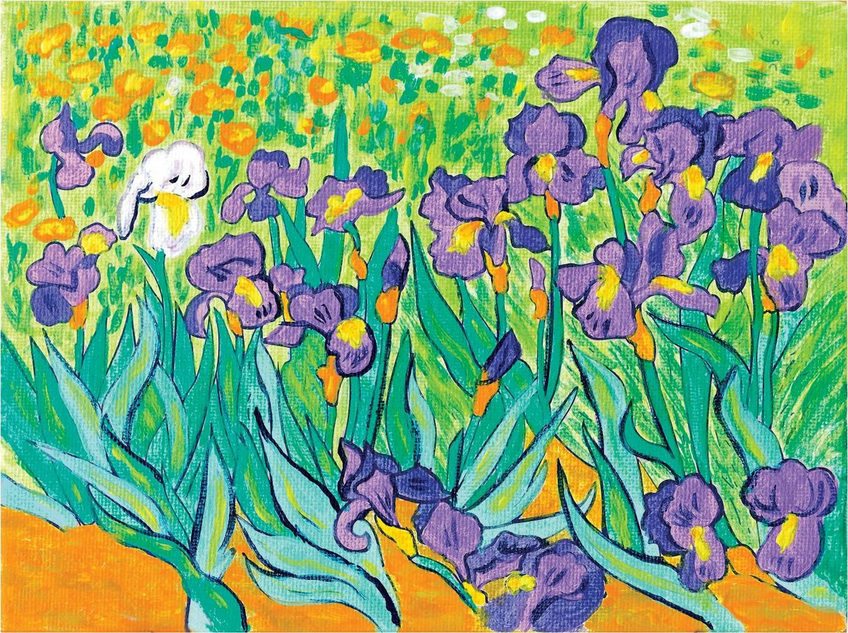 Paint By Number Museum Series – Irises Faber-Castell