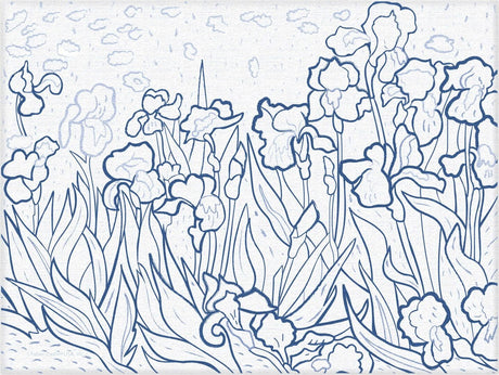 Paint By Number Museum Series – Irises Faber-Castell