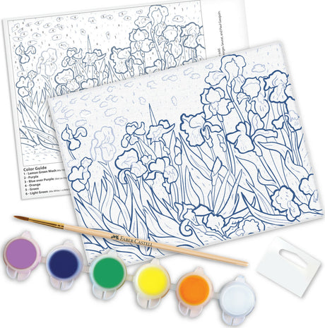 Paint By Number Museum Series – Irises Faber-Castell