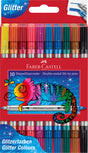 10ct Dual End Glitter Marker Inner/10 CS/120