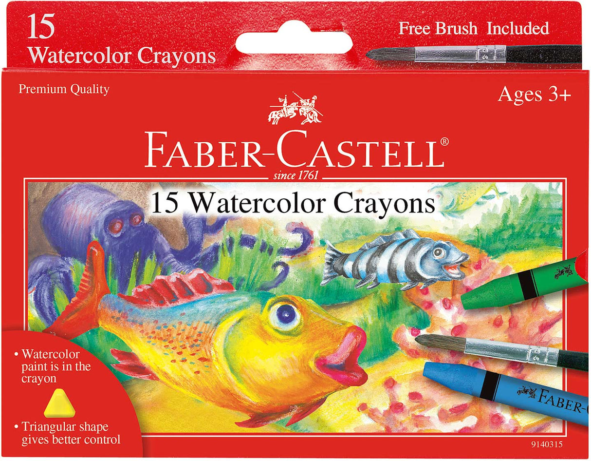 15 ct Watercolor Crayons