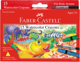 15 ct Watercolor Crayons