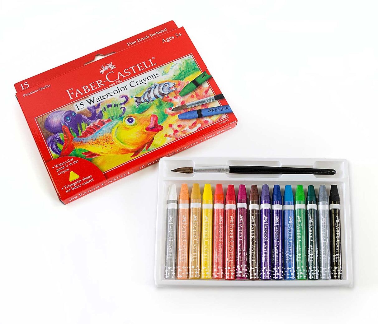 15 ct Watercolor Crayons