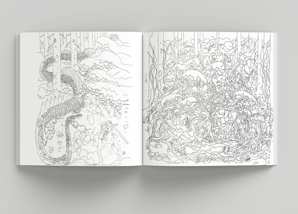 Fantasy Forest Coloring Book