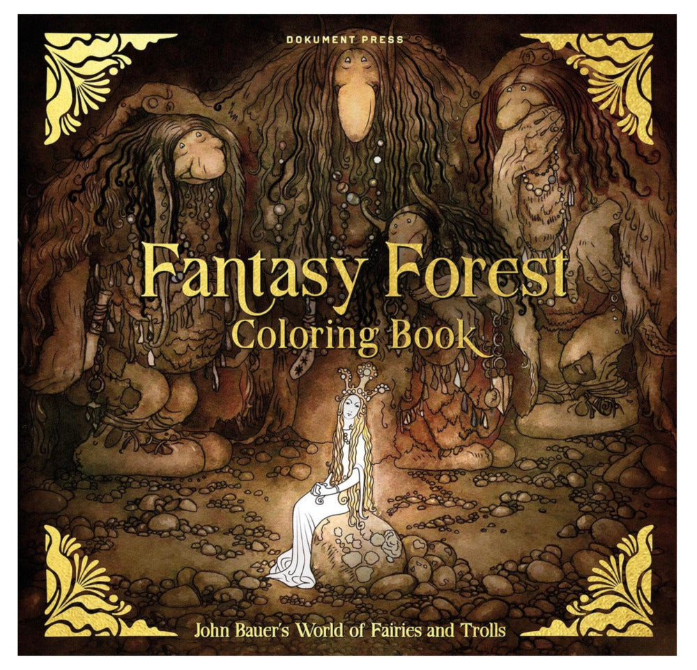 Fantasy Forest Coloring Book