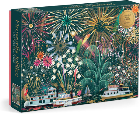1000 Piece Puzzle, Fireworks Jubilee Foil